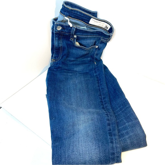 Rag & Bone Cate Mid-Rise Stretch Ankle Jean in Cuff 28 - Picture 3 of 6
